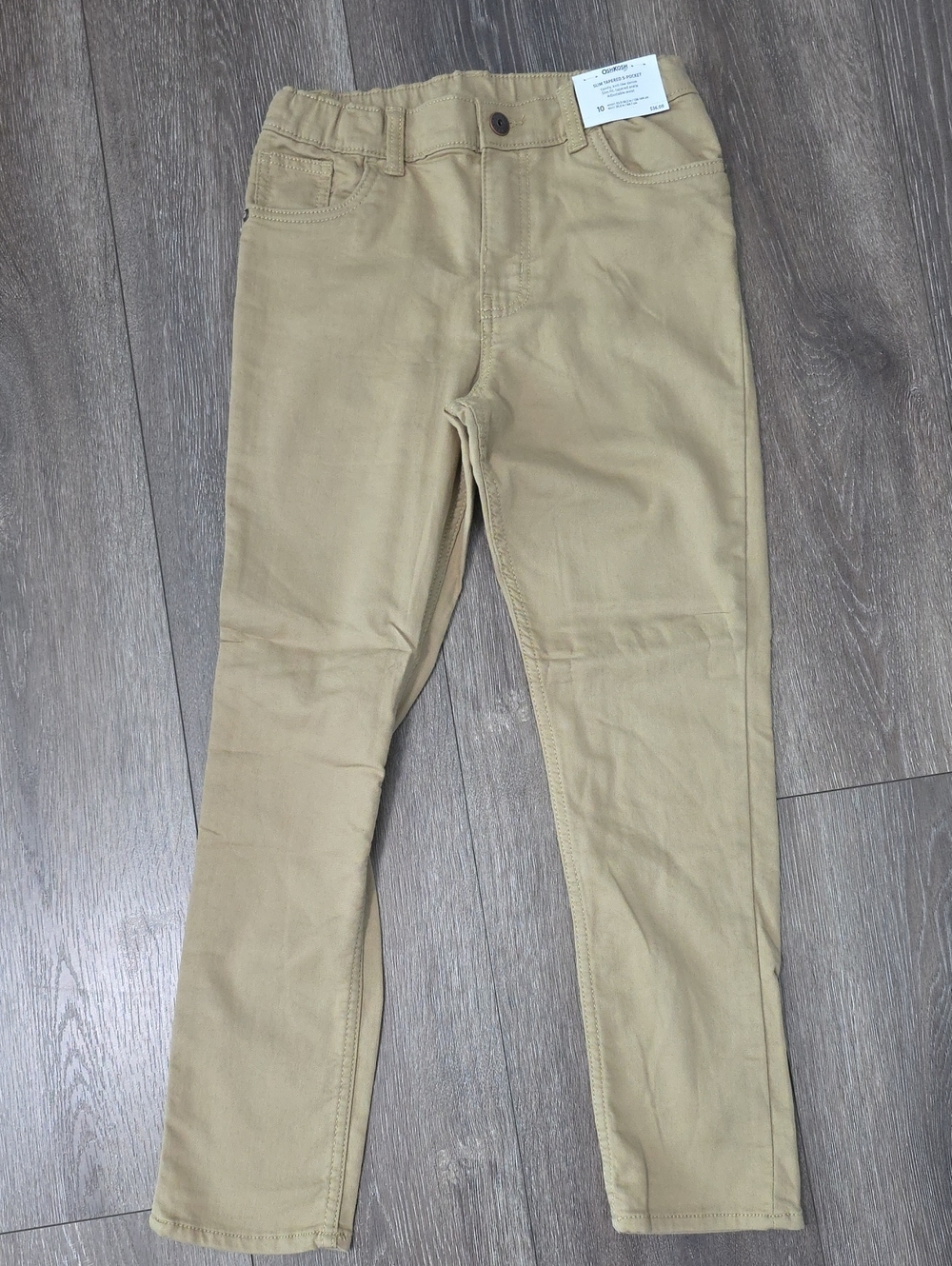 OshKosh B'gosh Boys Slim Straight Khaki Jeans